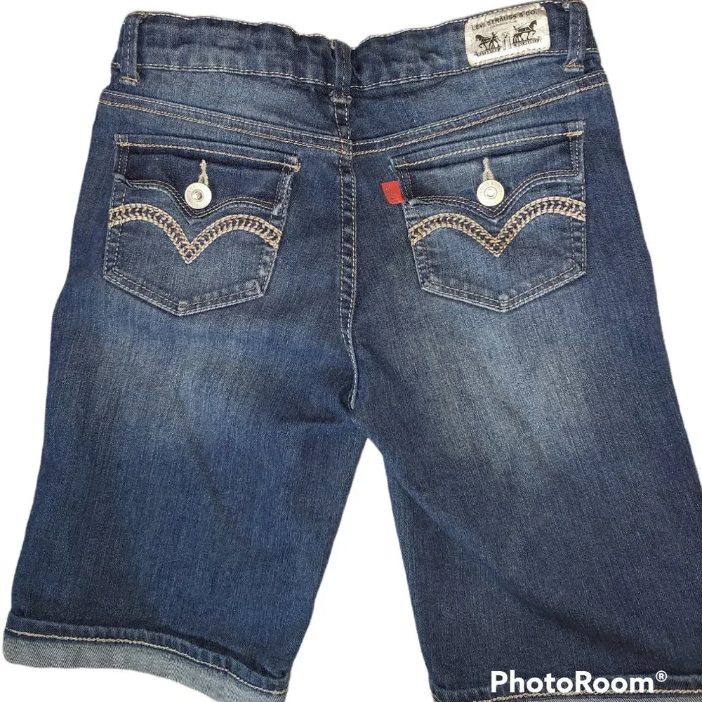 Levi's Girl's Bermuda Jean Shorts Size 12